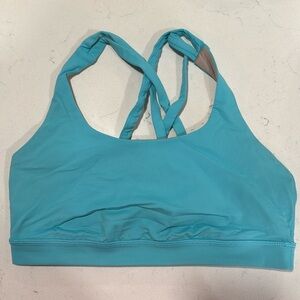 Lululemon Energy Bra Size 8 FUC Teal
